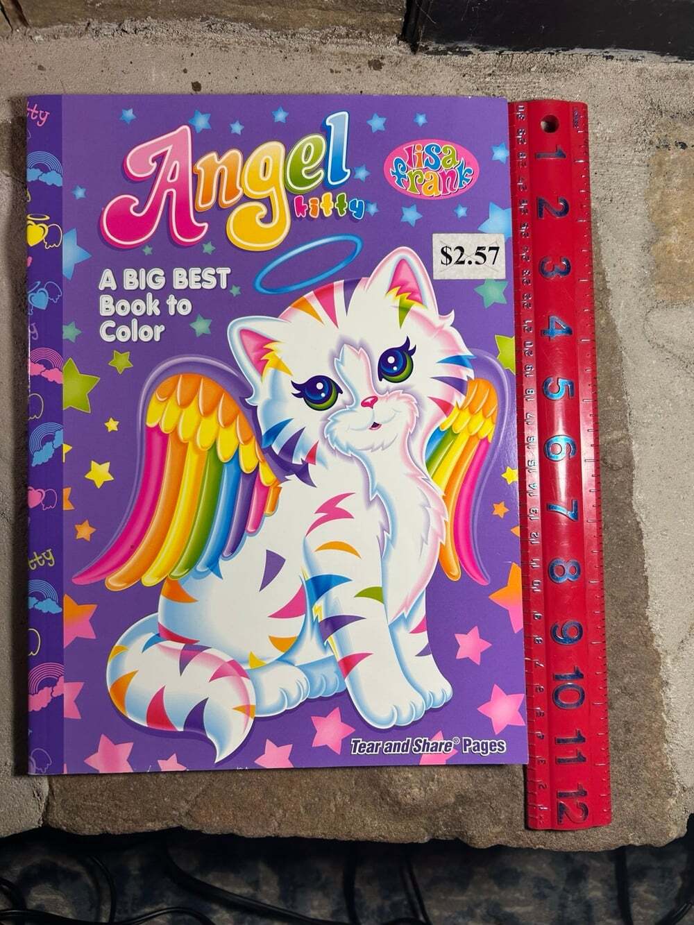 Lisa Frank Angel Kitty 2005 Unused 2005 Coloring Book